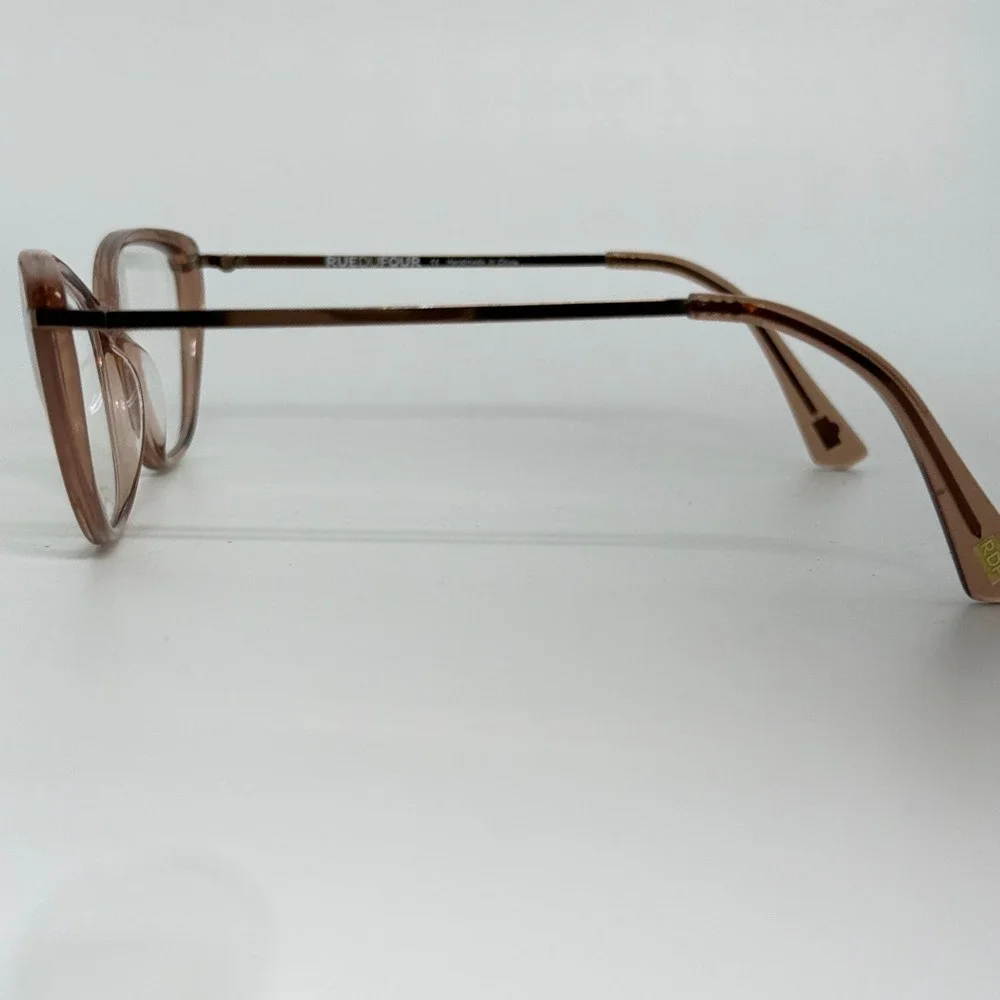 Rue Du‎ Four ODELETEA 4740 Cat Eye Glasses Frames Translucent 53 16 140 21406